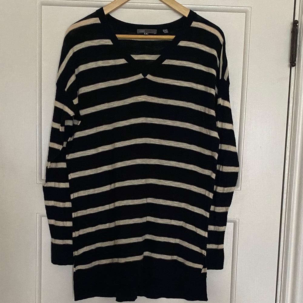 Vince V-Neck Cotton Sweater